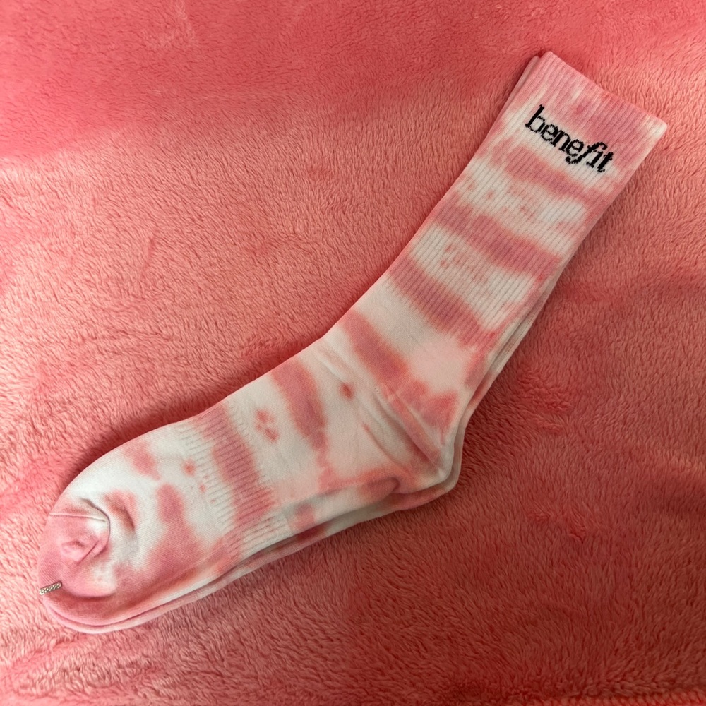 Benefit tie-dye socks